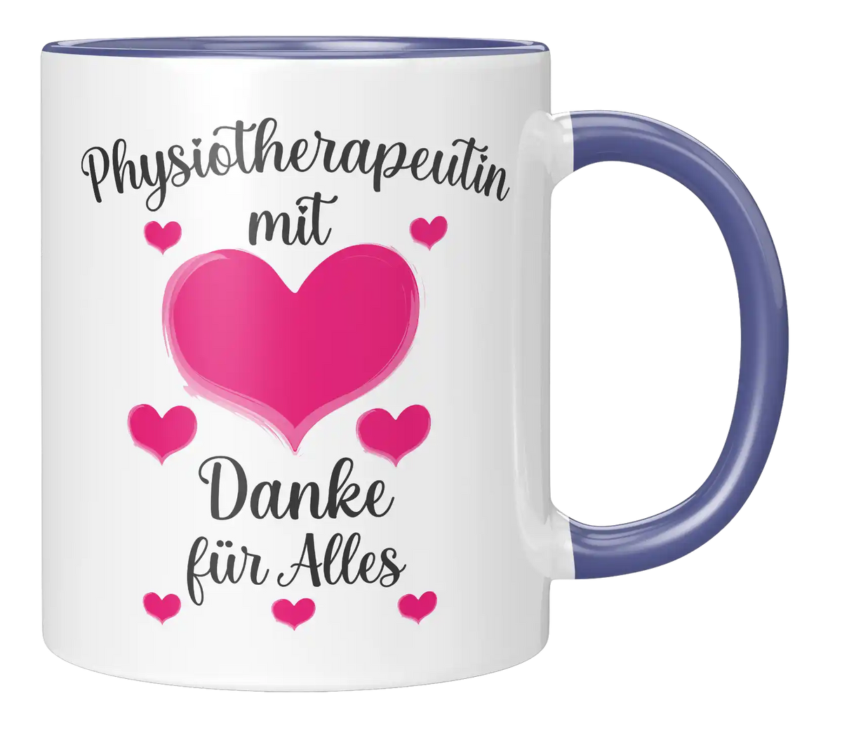 Tasse - Physiotherapeutin mit Herz Danke für Alles