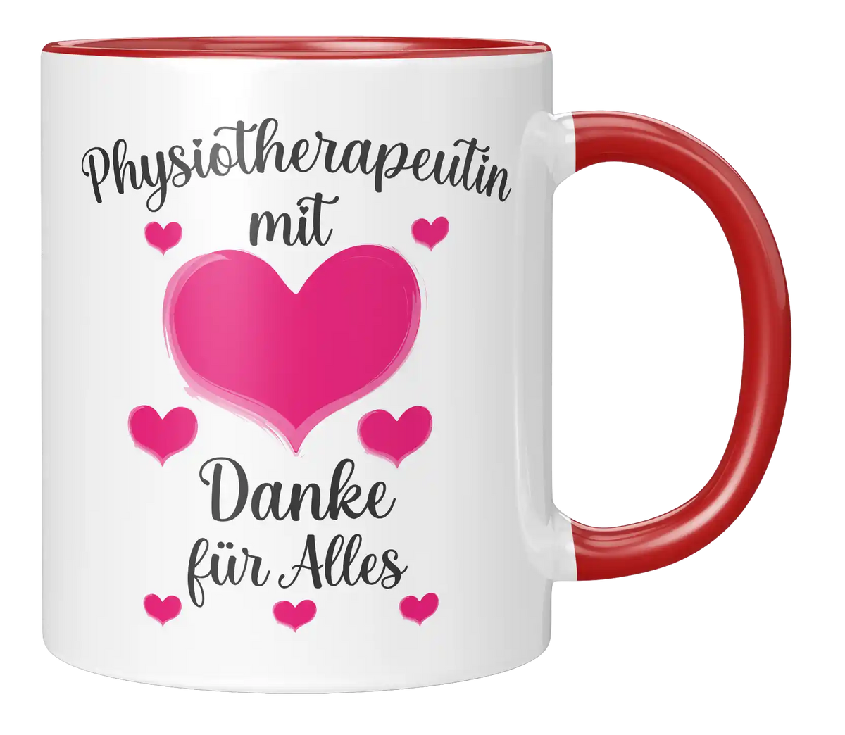Tasse - Physiotherapeutin mit Herz Danke für Alles