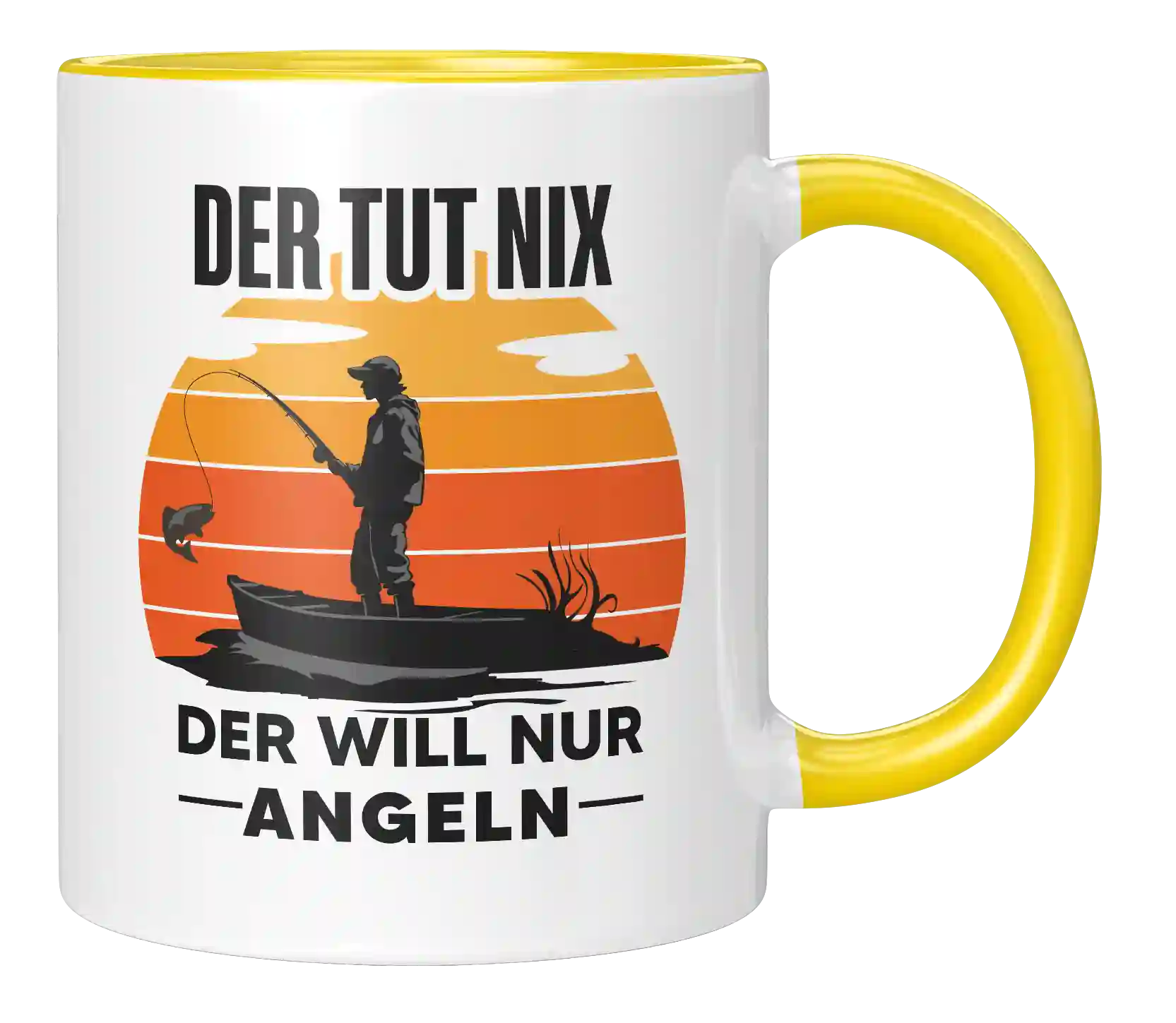Tasse - Der will nur Angeln