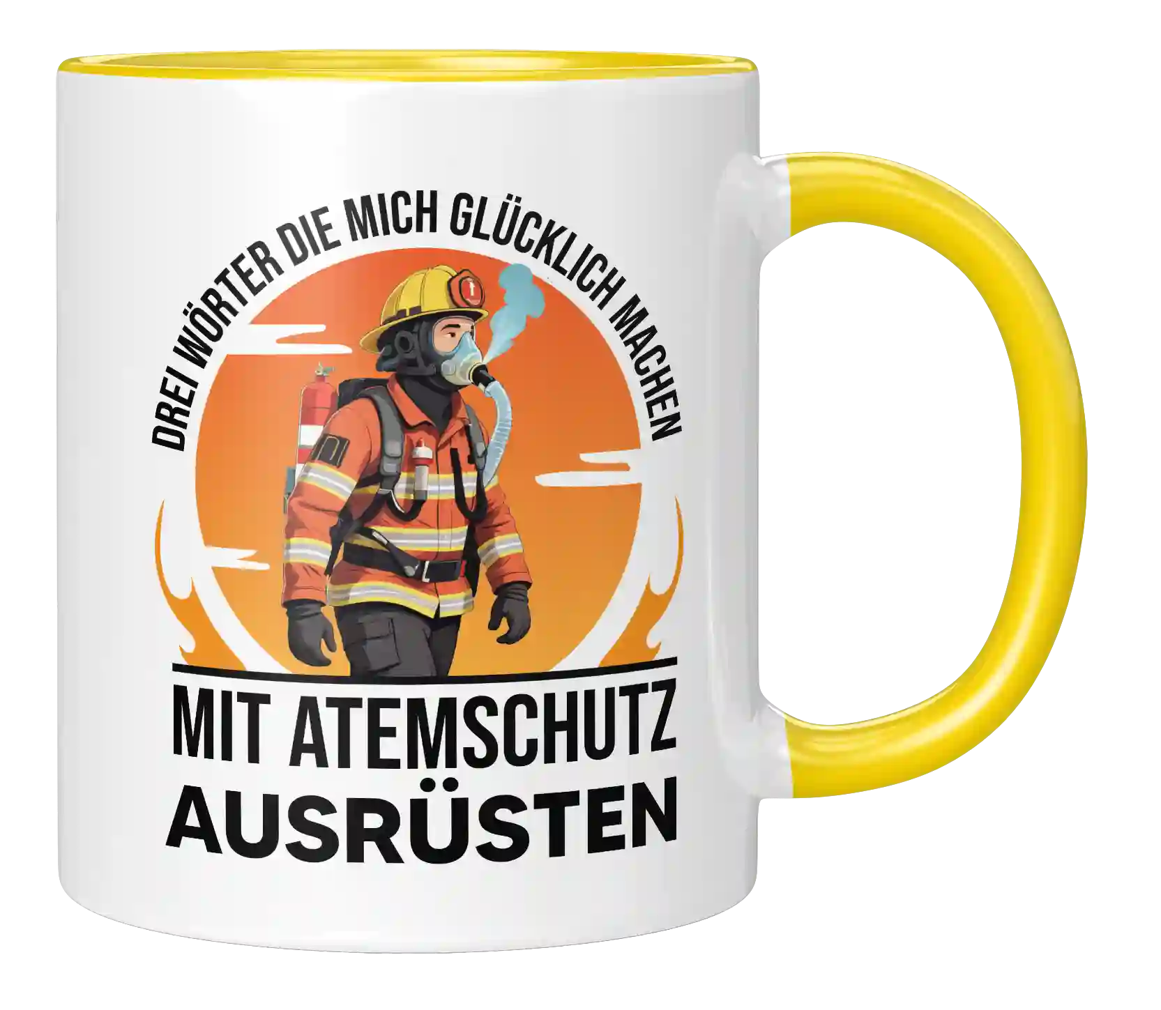 Tasse - Drei Wörter, die mich glücklich machen