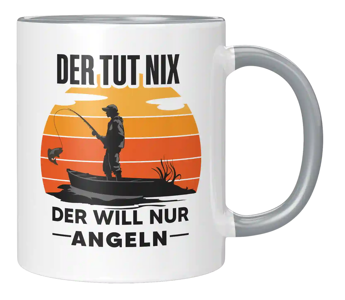 Tasse - Der will nur Angeln