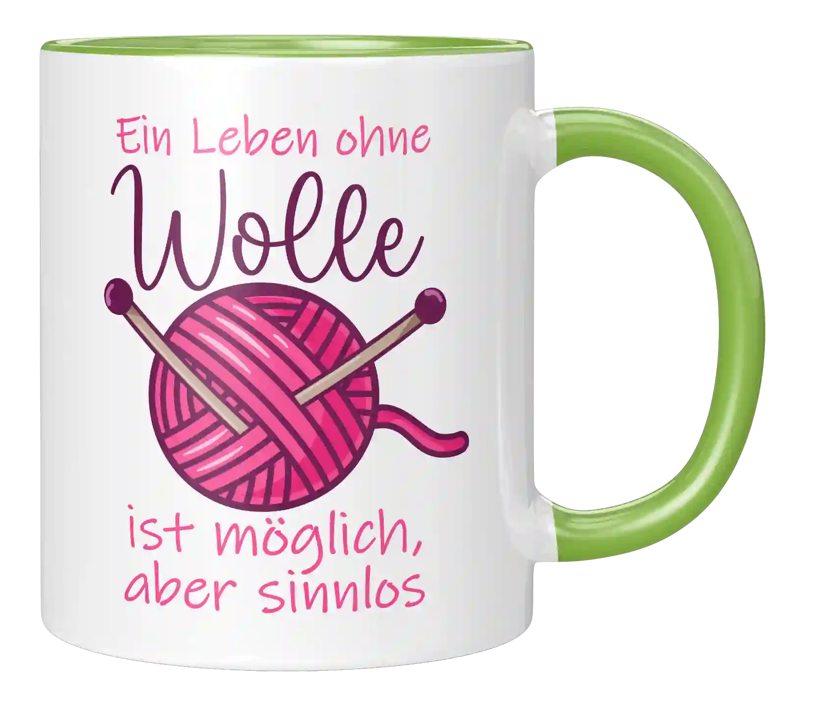 Tasse - Ein Leben ohne Wolle