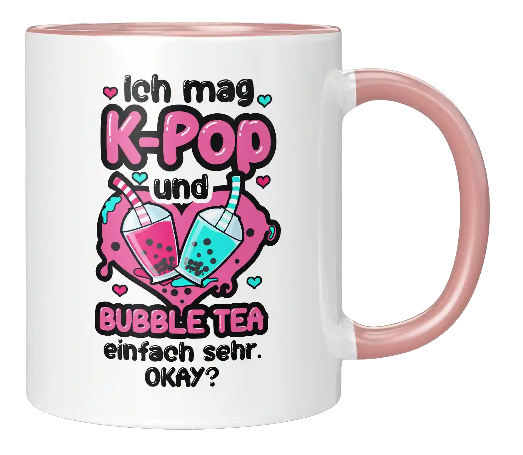 Tasse - Ich mag KPop und Bubble Tea einfach sehr