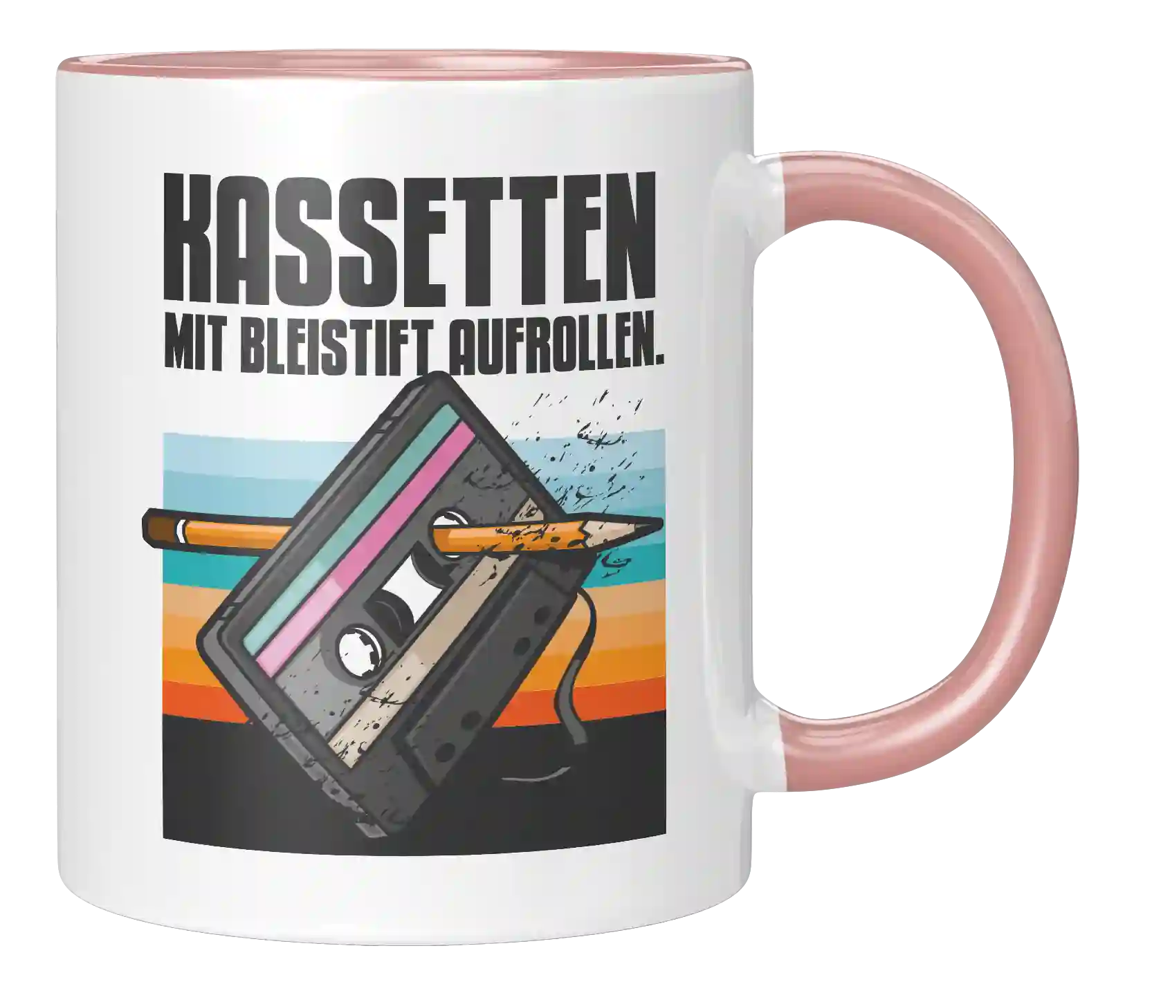 Tasse - Kassette mit Bleistift