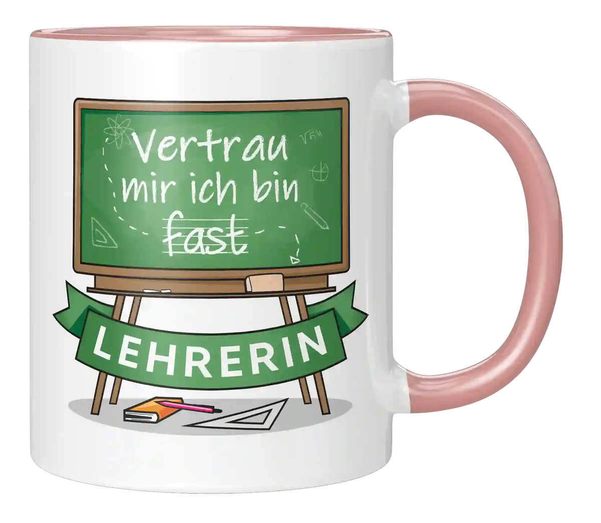 Tasse - Vertrau mir ein bin fast Lehrerin
