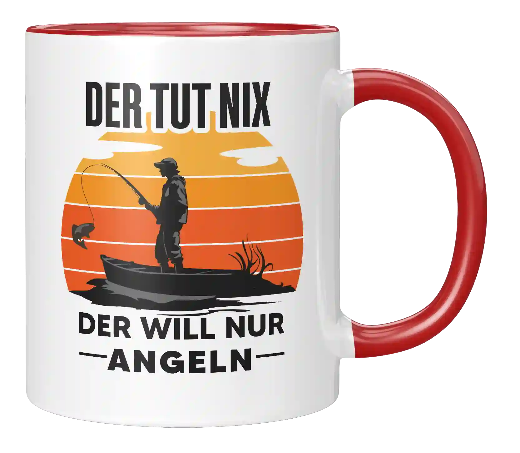Tasse - Der will nur Angeln