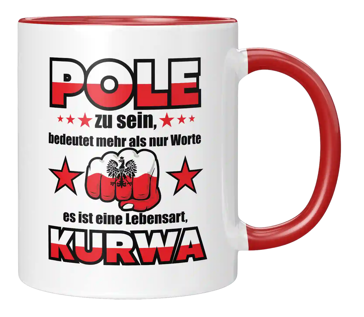 Tasse - Pole zu sein, bedeutet mehr als nur Worte