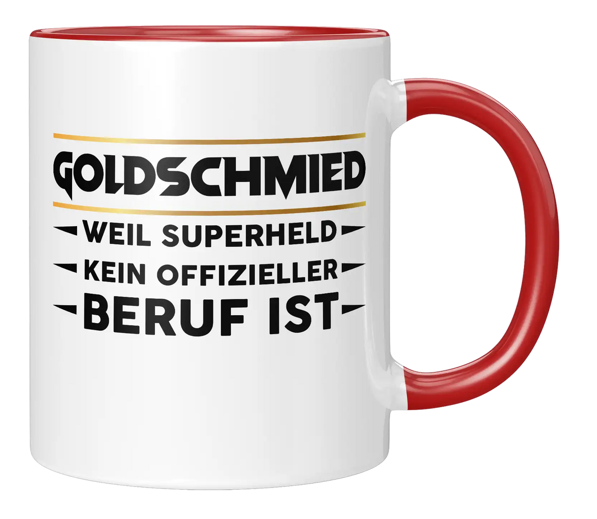 Tasse - Goldschmied weil Superheld kein offizieller Beruf ist
