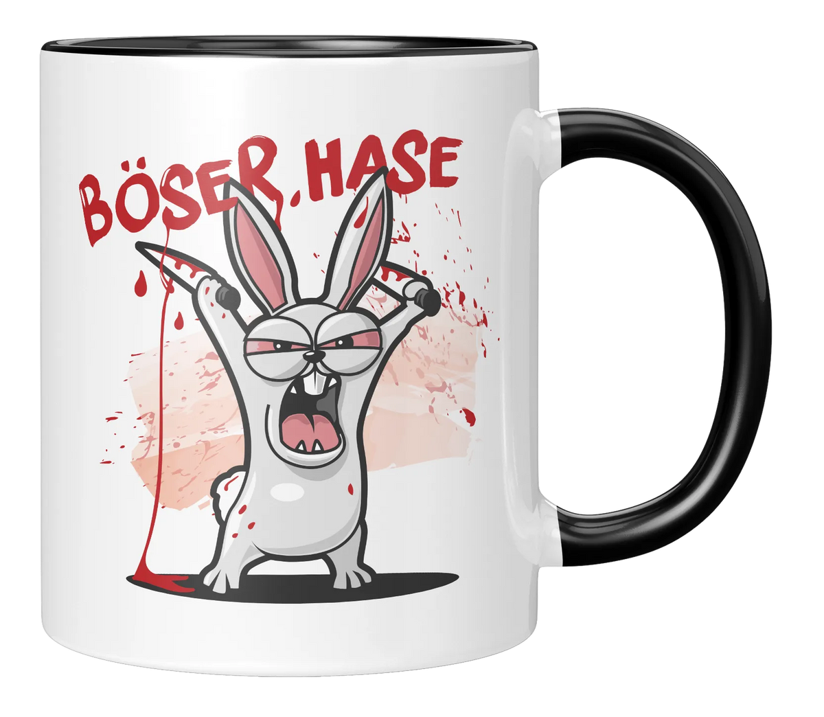 Tasse - Böser Hase