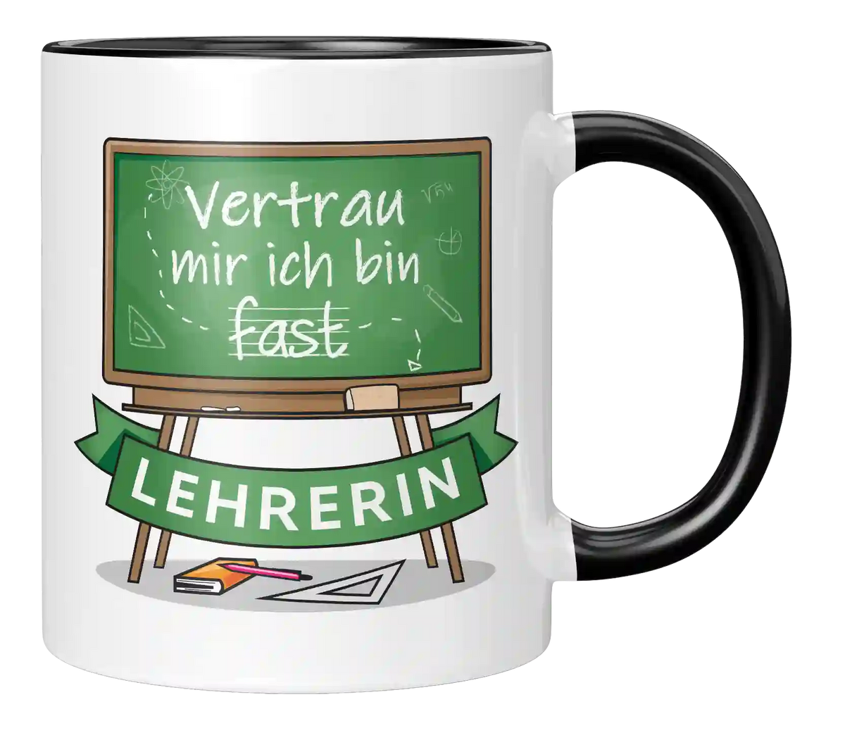 Tasse - Vertrau mir ein bin fast Lehrerin