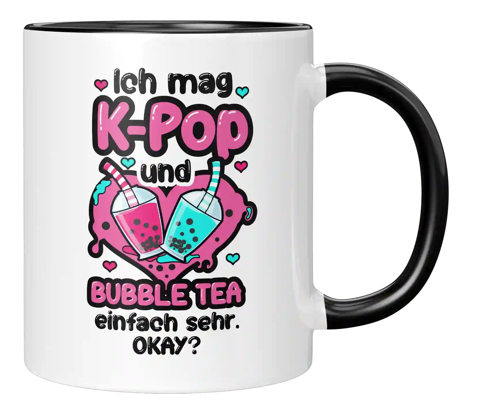 Tasse - Ich mag KPop und Bubble Tea einfach sehr