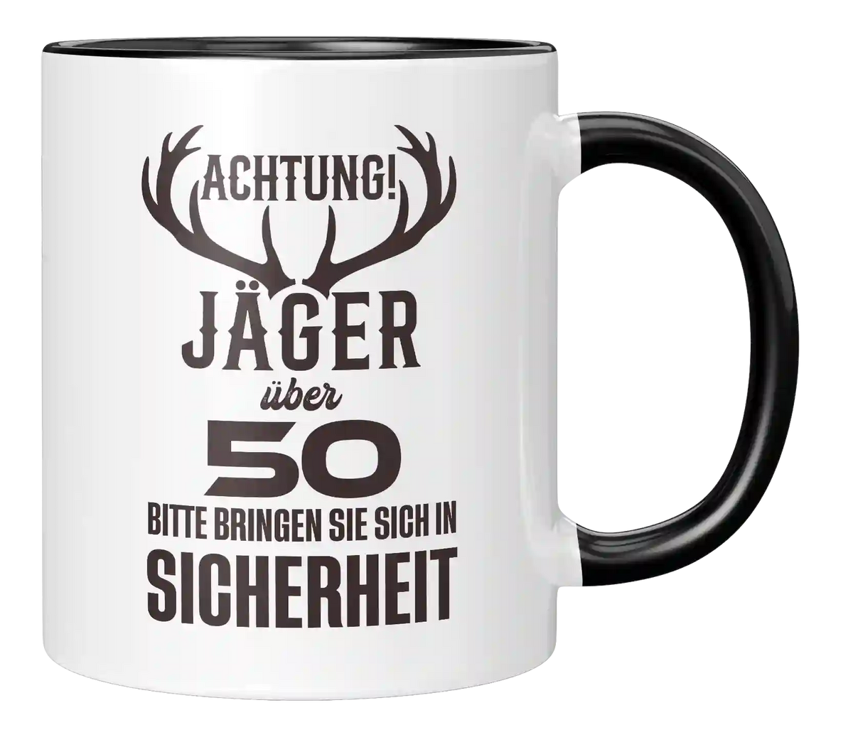 Tasse - Achtung Jäger über 50