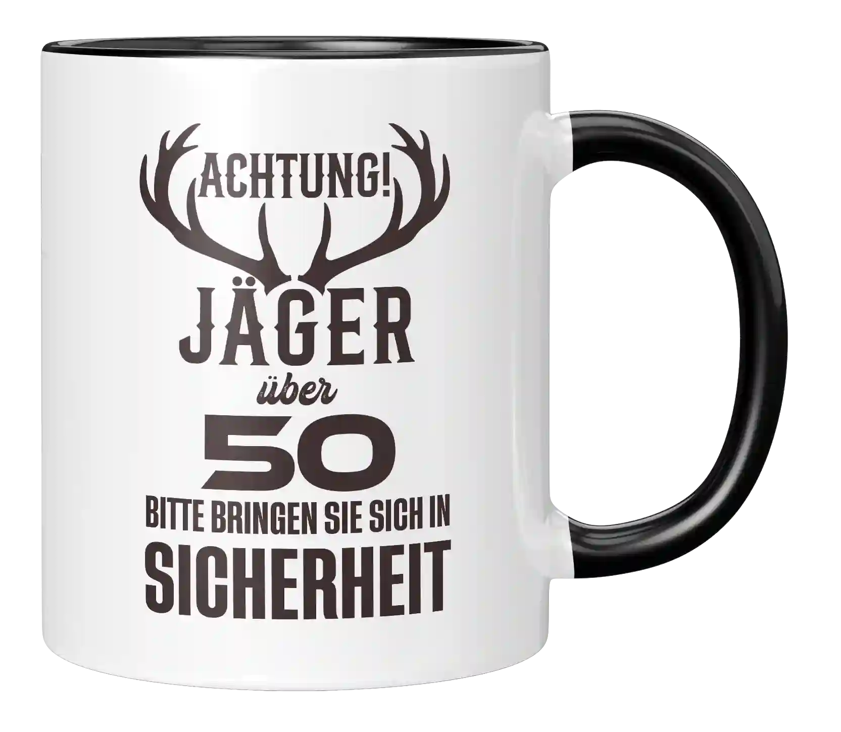 Tasse - Achtung Jäger über 50