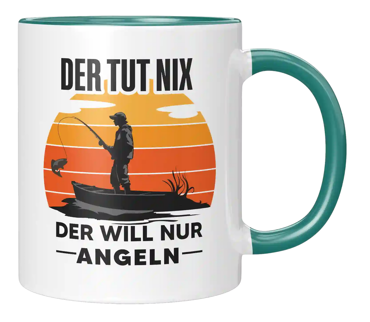 Tasse - Der will nur Angeln
