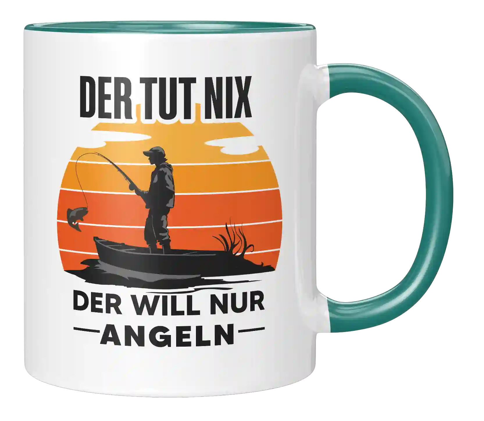 Tasse - Der will nur Angeln