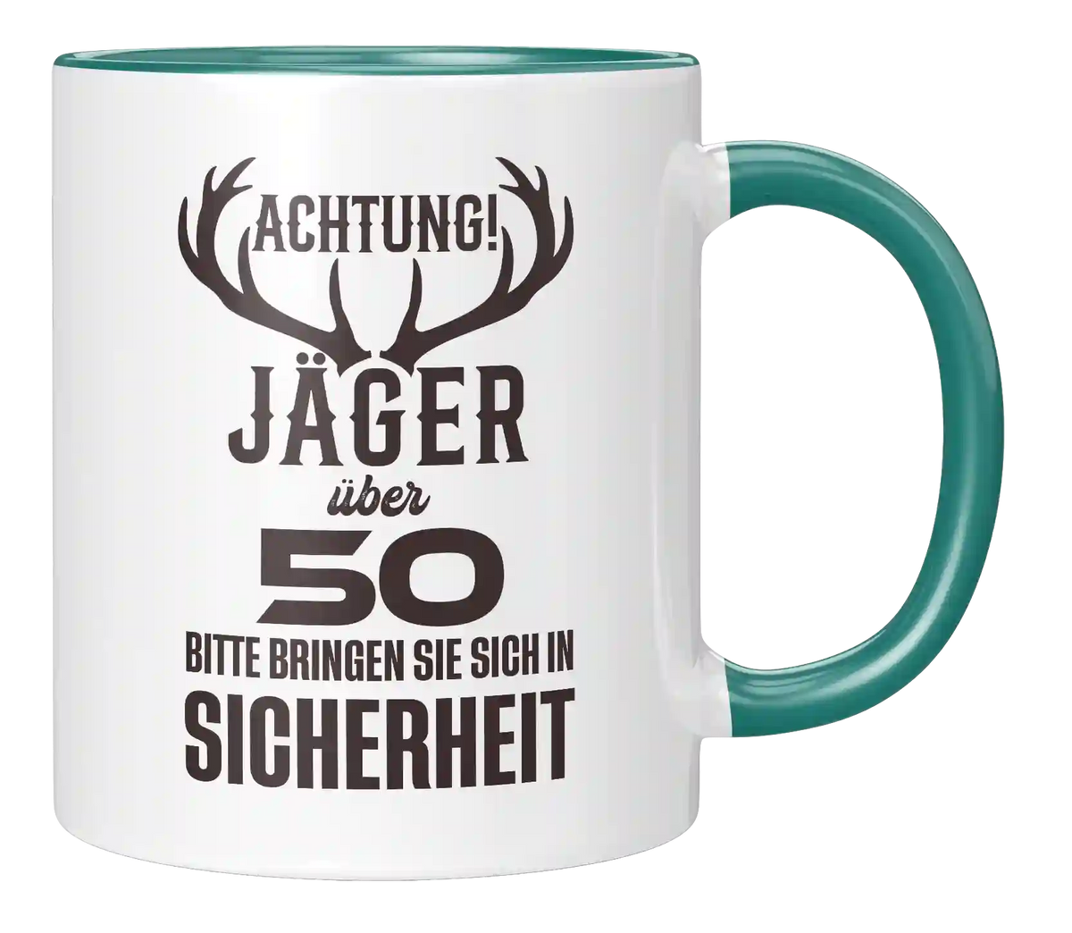 Tasse - Achtung Jäger über 50