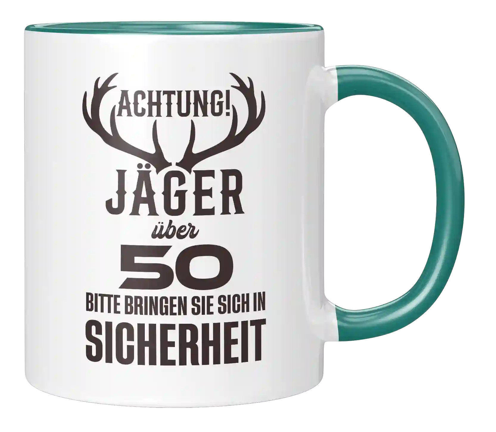 Tasse - Achtung Jäger über 50