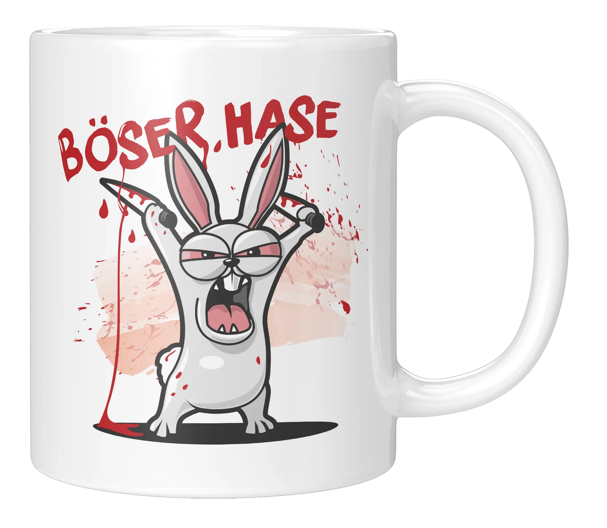 Tasse - Böser Hase
