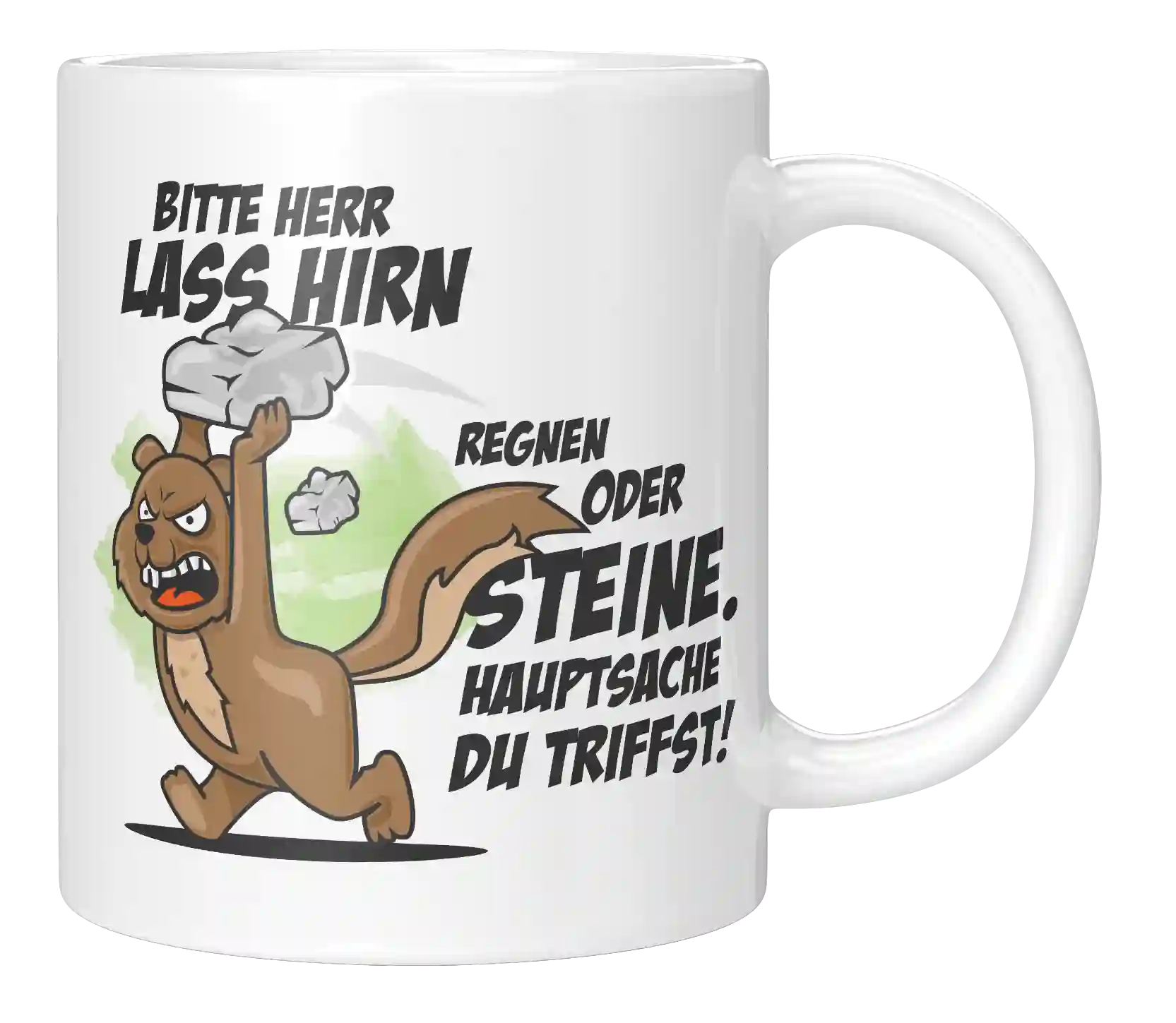 Tasse - Herr lass Hirn regnen