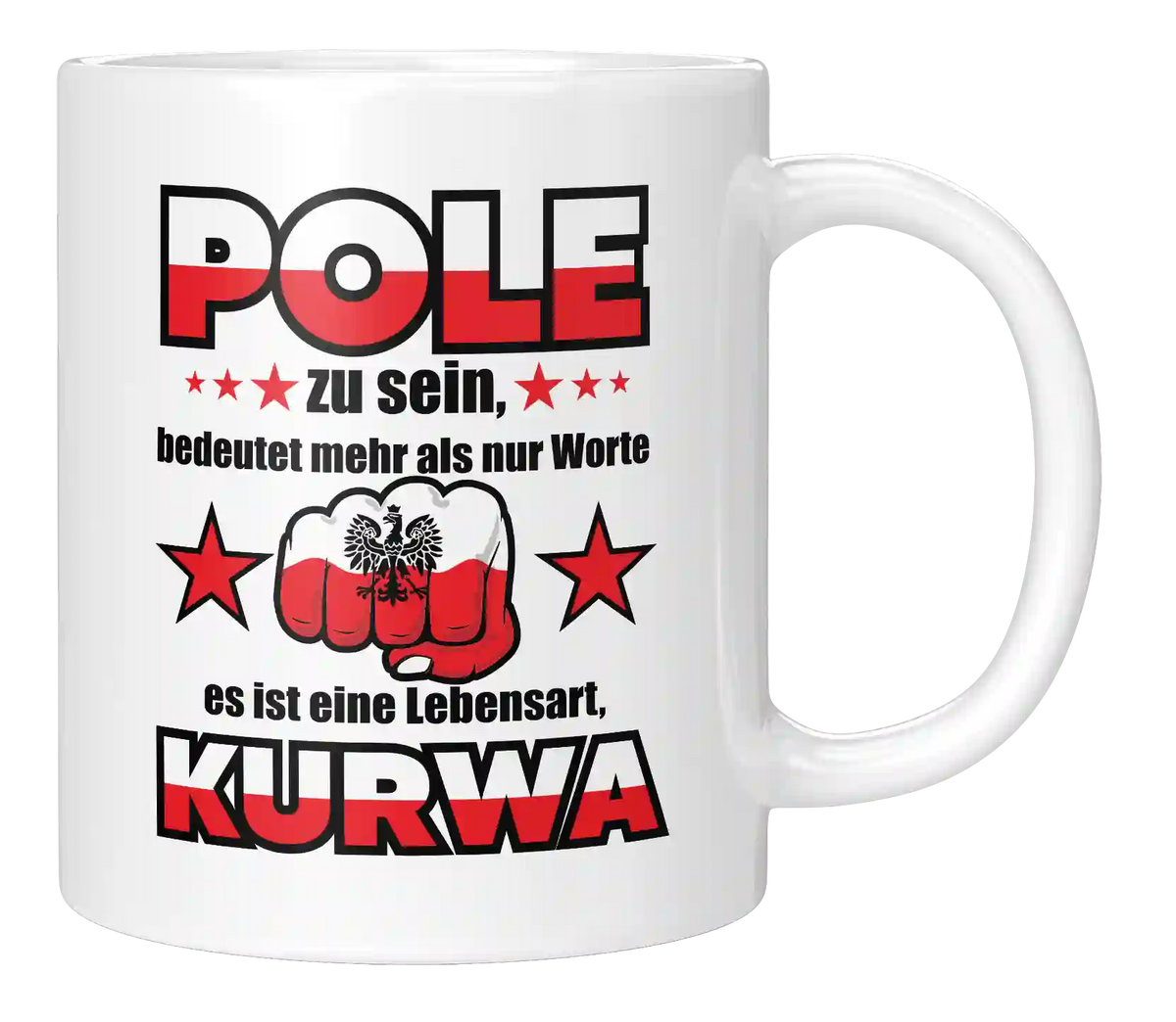 Tasse - Pole zu sein, bedeutet mehr als nur Worte