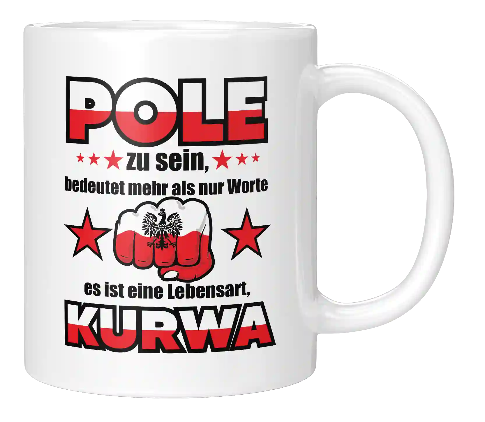 Tasse - Pole zu sein, bedeutet mehr als nur Worte