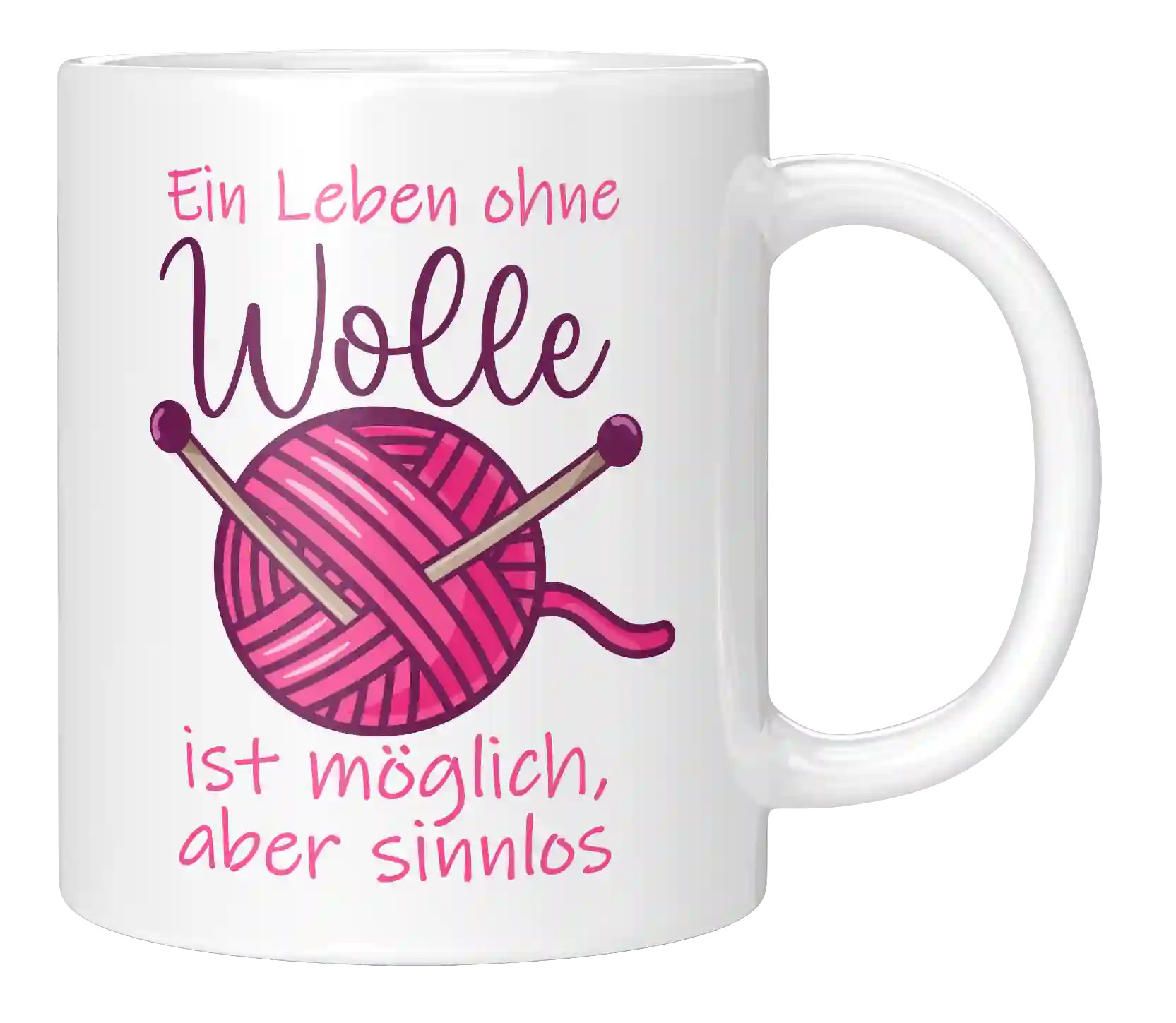 Tasse - Ein Leben ohne Wolle