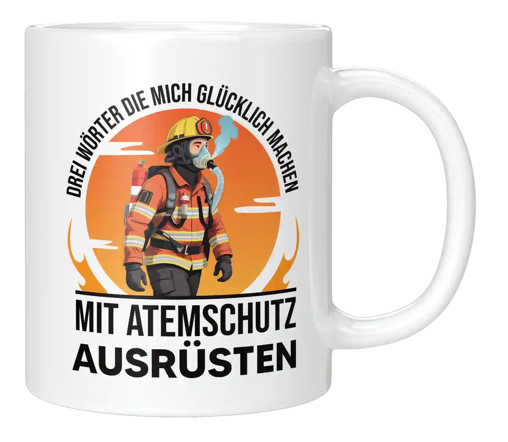 Tasse - Drei Wörter, die mich glücklich machen