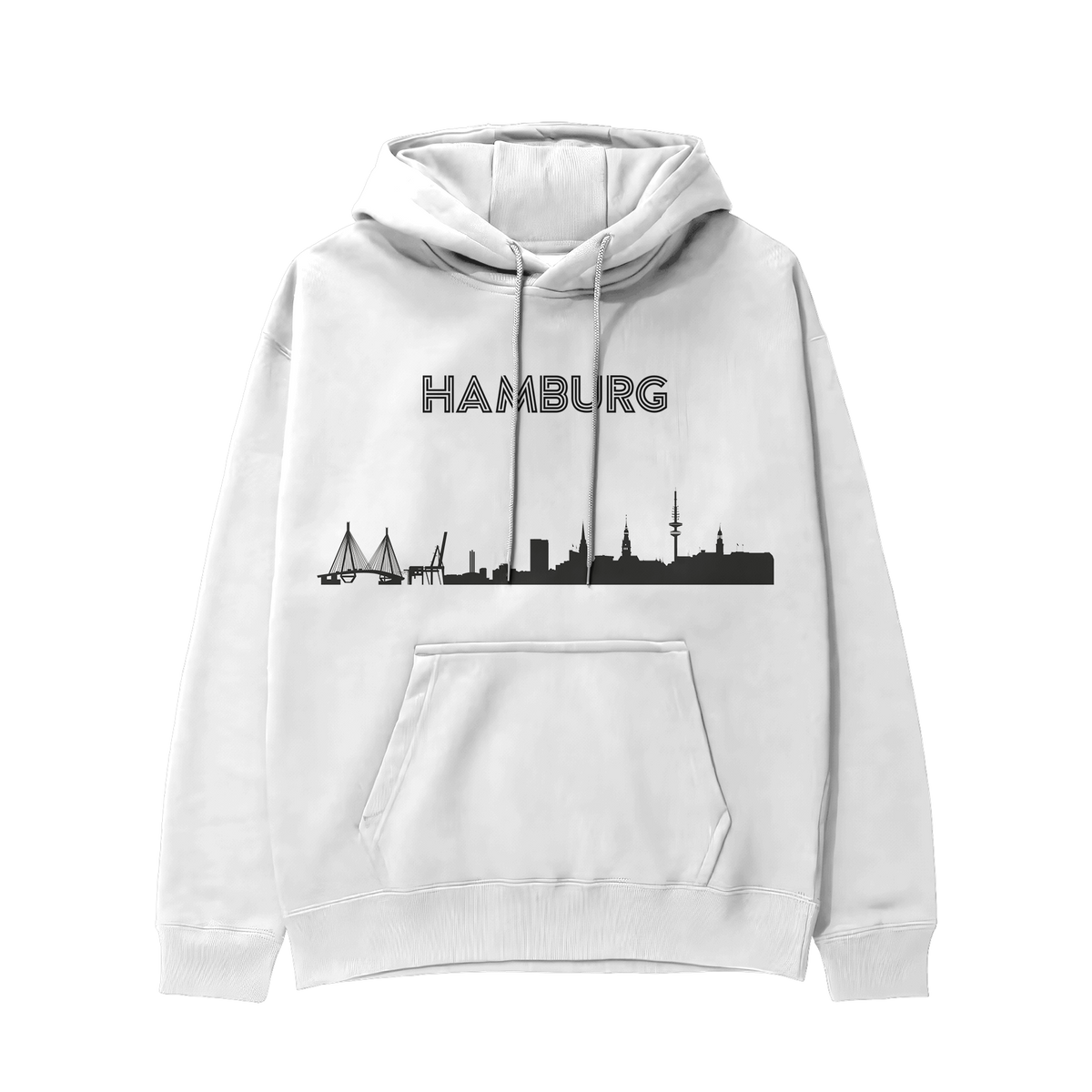 Hoodie - Hamburg Skyline