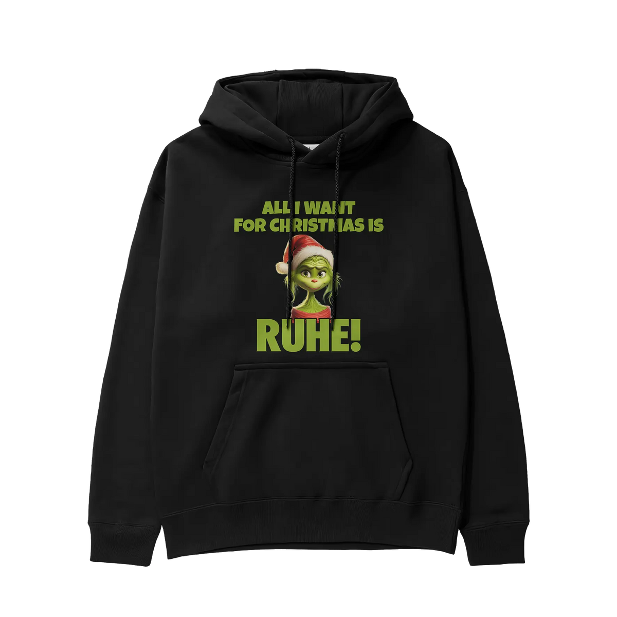 Hoodies - Christmas ist ruhe (weiblicher Grinch)