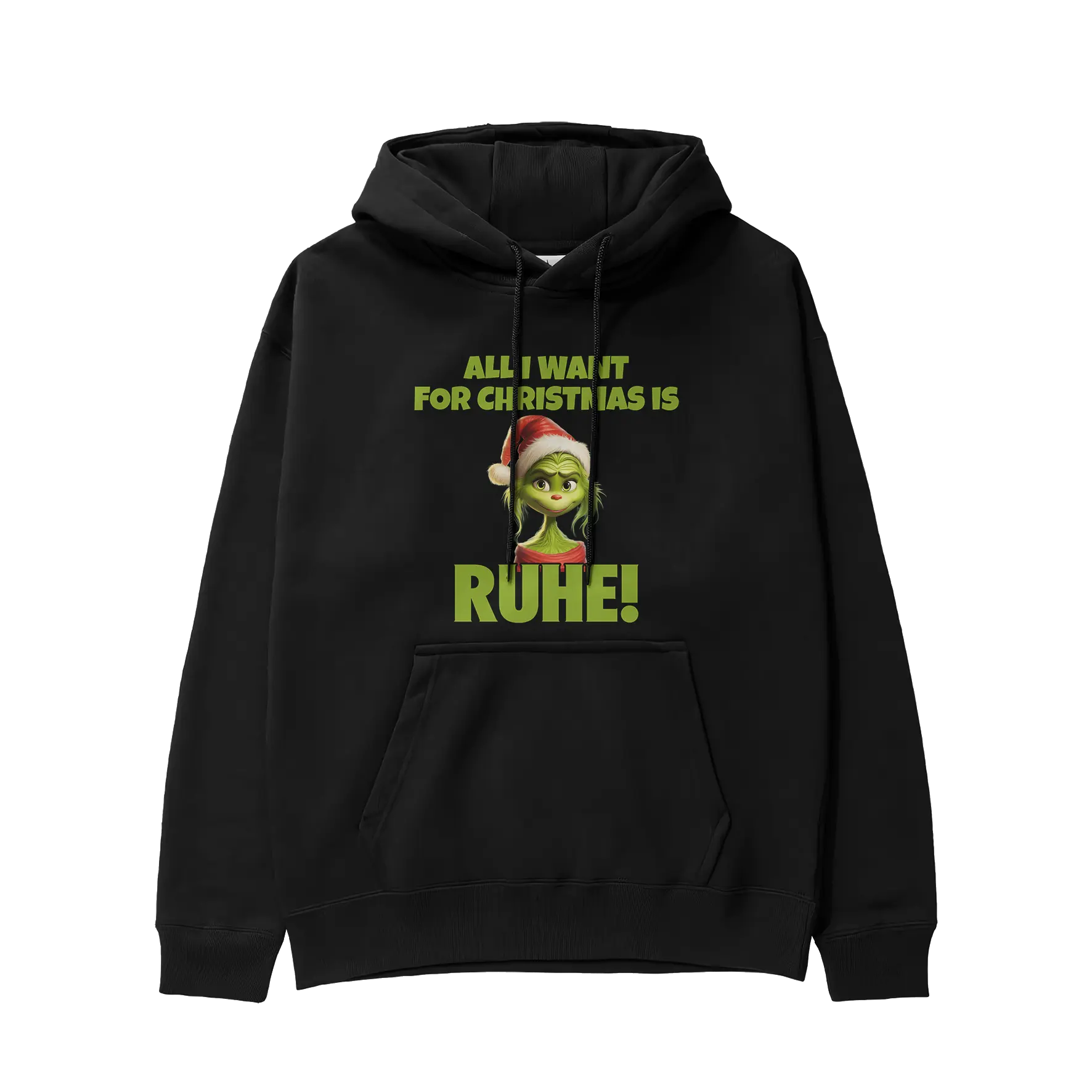 Hoodies - Christmas ist ruhe (weiblicher Grinch)
