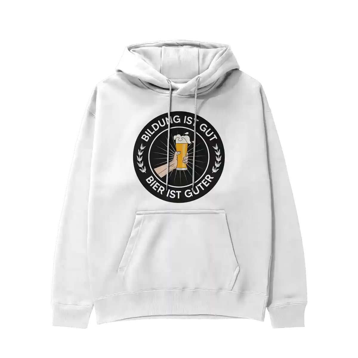 Hoodie - Abschluss - Bildung ist gut, Bier ist guter!
