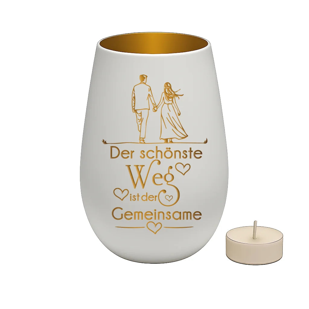 Windlicht - Der schönste Weg ist der Gemeinsame