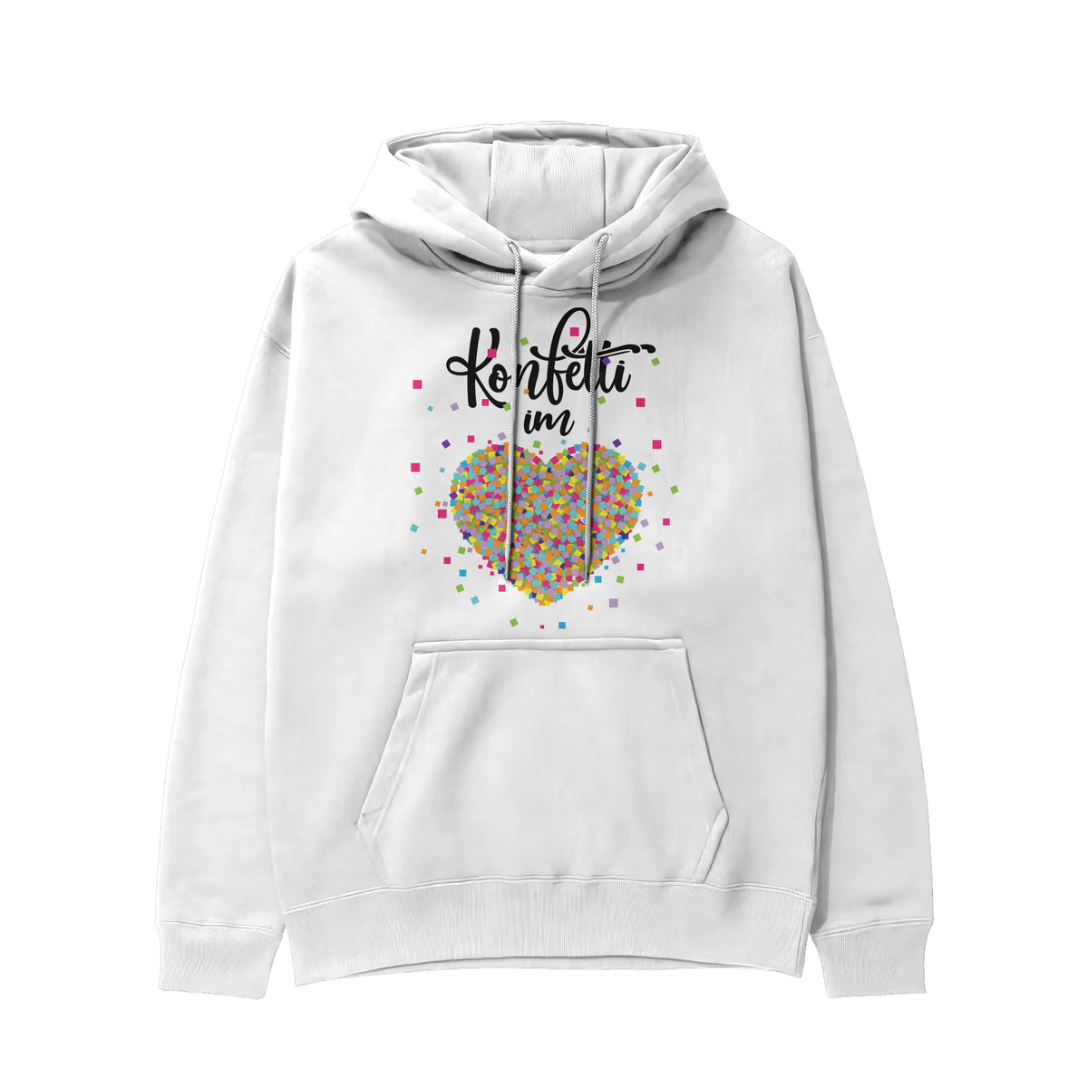 Hoodie - Konfetti im Herzen