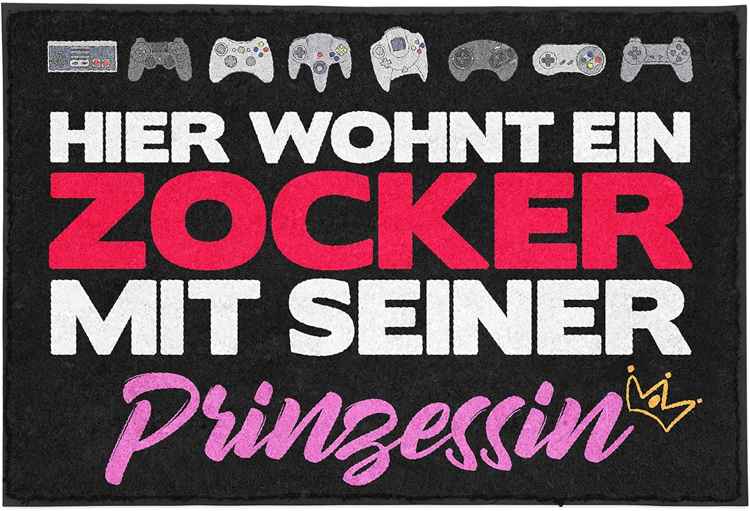 Fußmatten - Hier wohnt ein Zocker