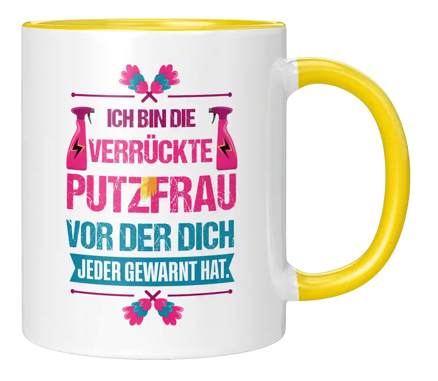 Tasse - Ich bin die verrückte Putzfrau