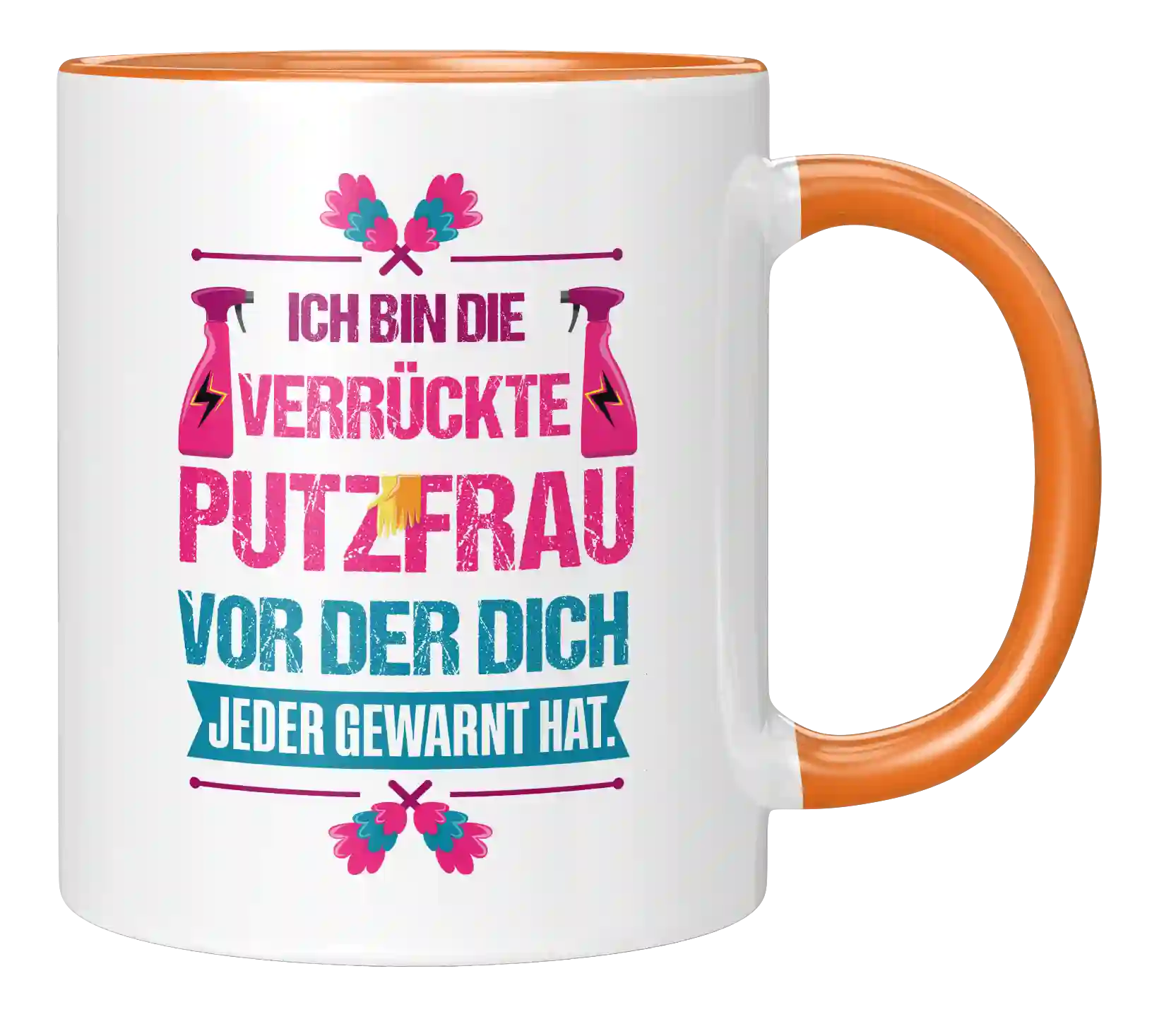 Tasse - Ich bin die verrückte Putzfrau