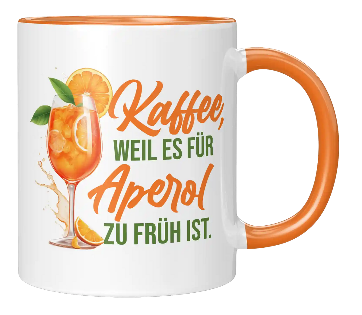 Tasse - Kaffee weil es für Aperol zu früh ist.