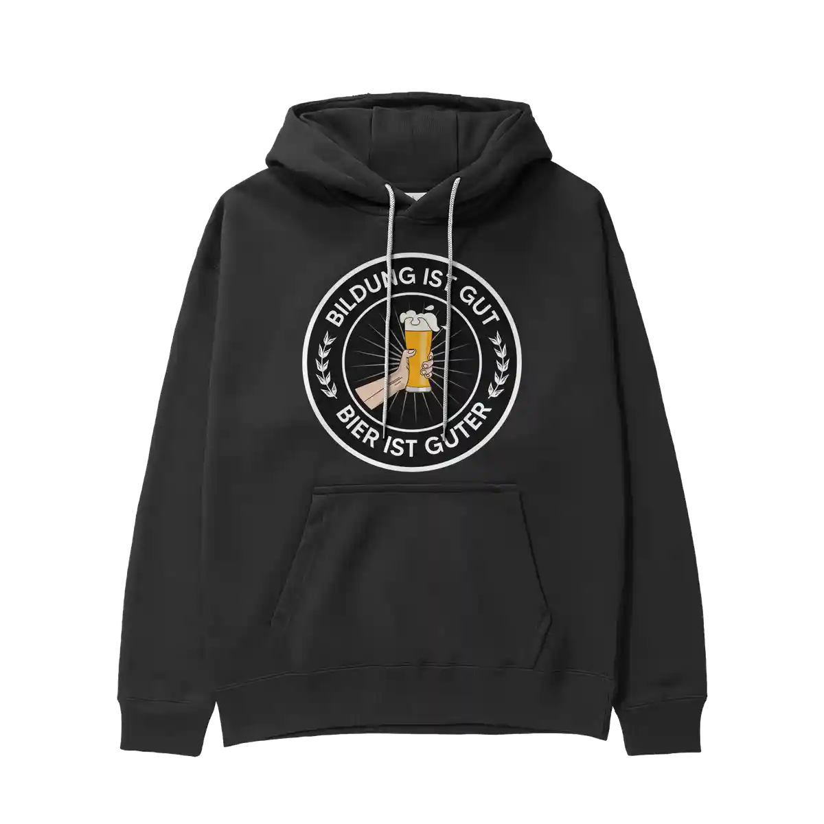 Hoodie - Abschluss - Bildung ist gut, Bier ist guter!
