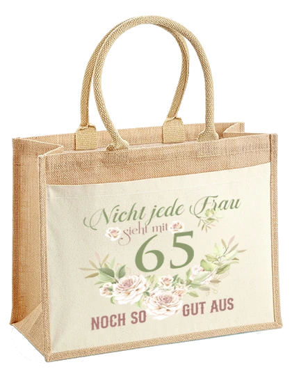 Jutetasche - Nicht jede Frau