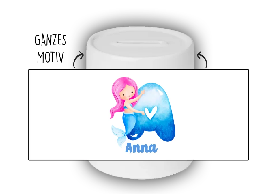 Blanco Spardose mit Motiv Beispiel Kopie - Copy