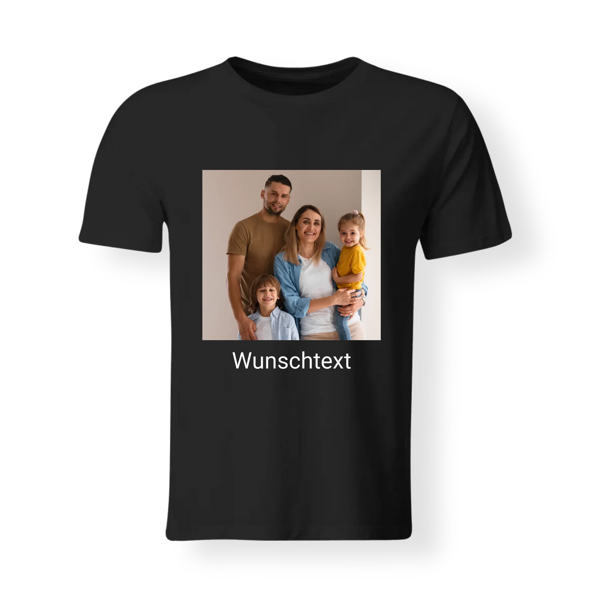 Men Crew Neck Black