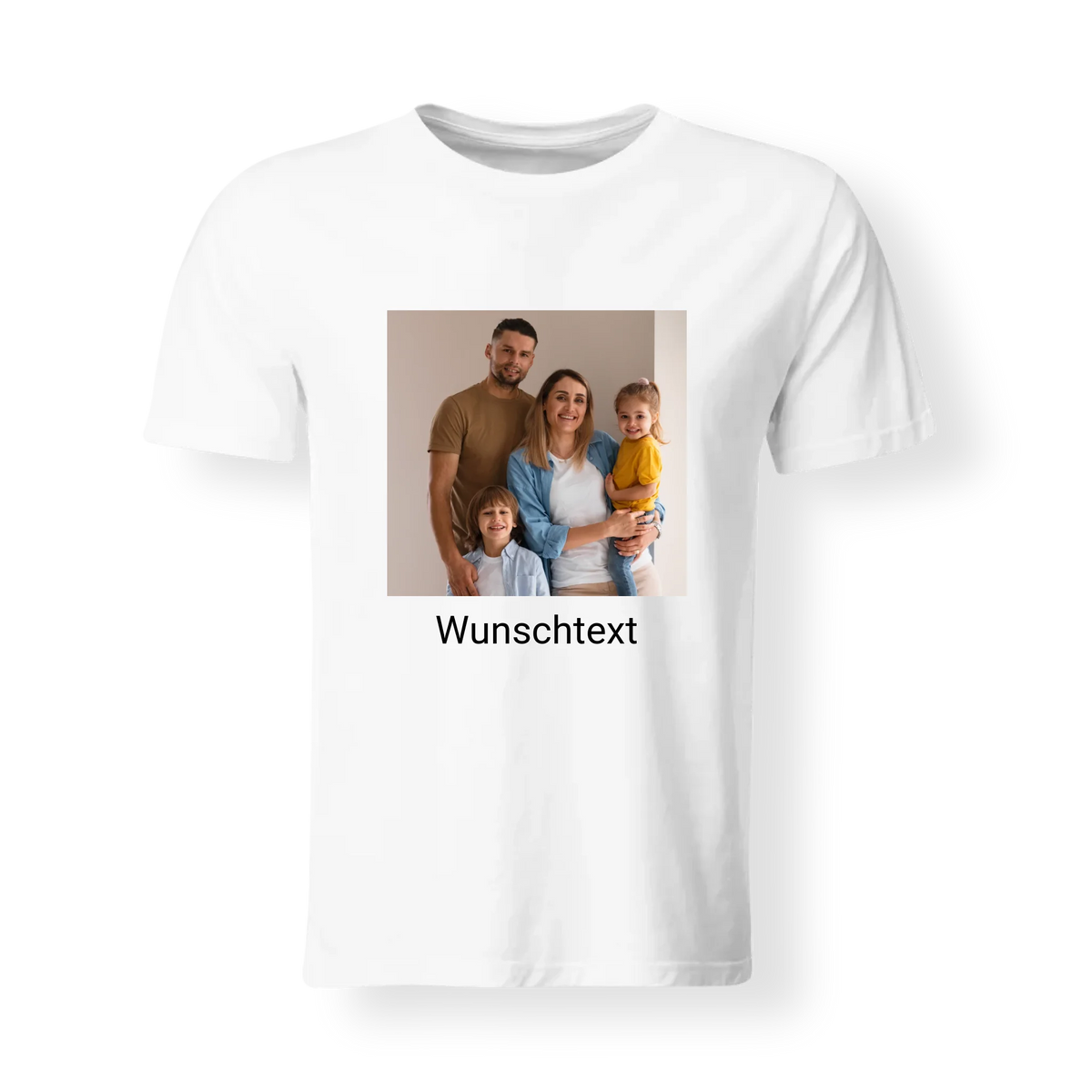 Men Crew Neck White