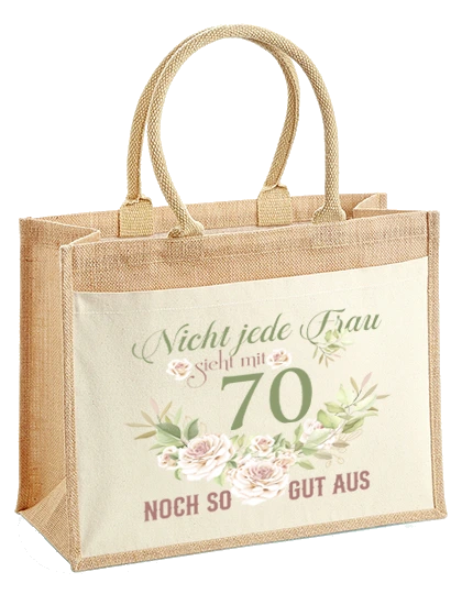 Jutetasche - Nicht jede Frau