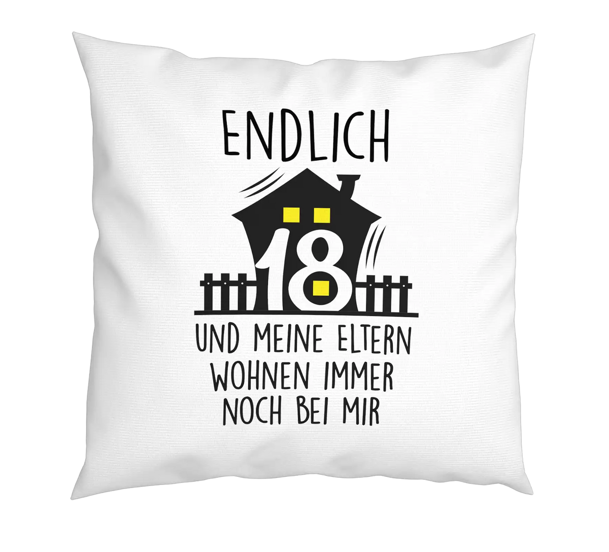 Kissen - Endlich 18