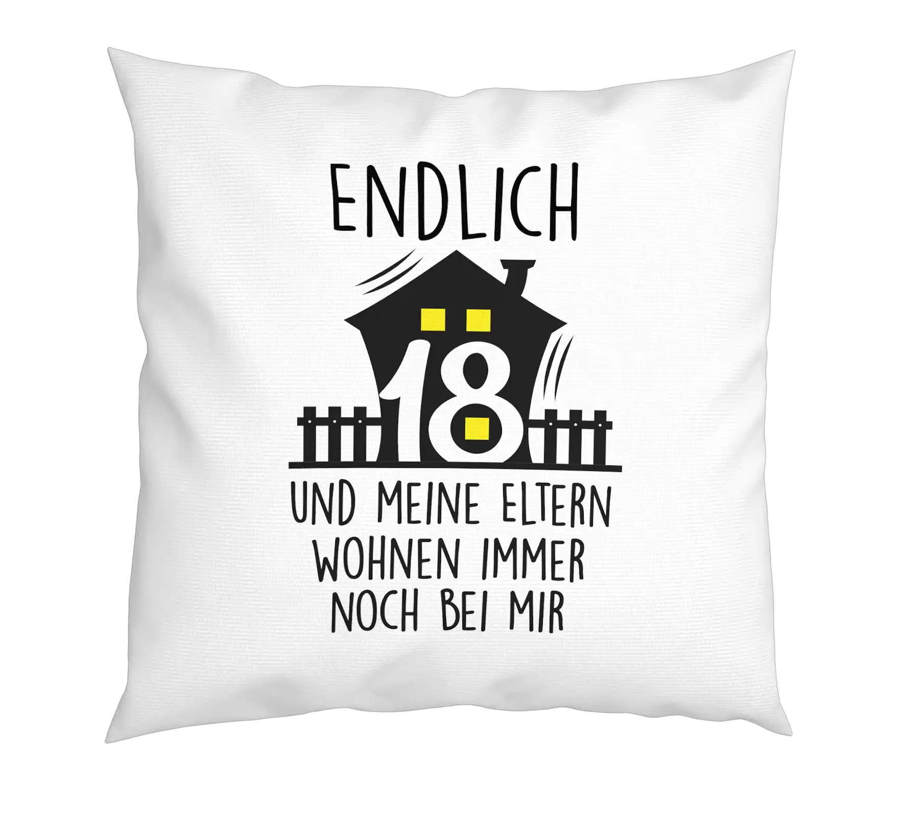 Kissen - Endlich 18