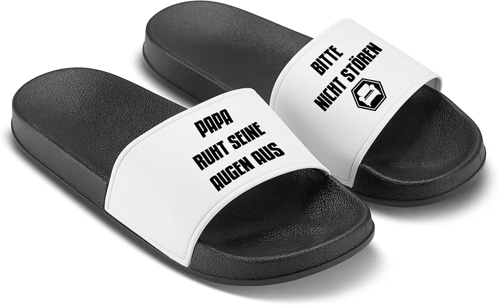 Badelatschen - Papa ruht