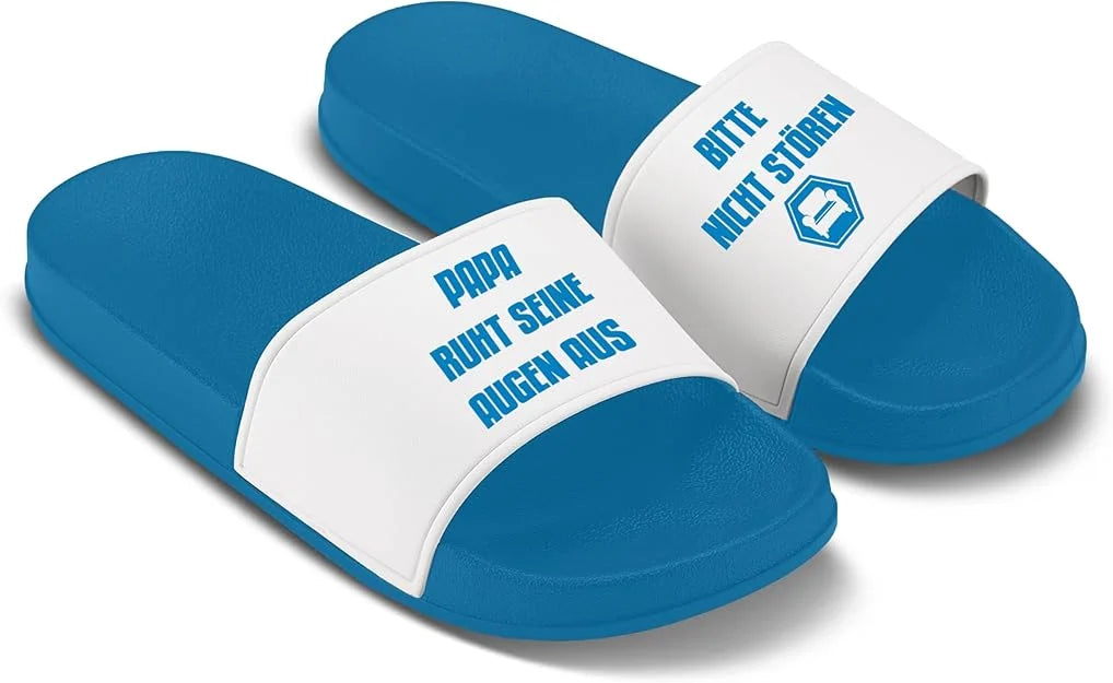 Badelatschen - Papa ruht