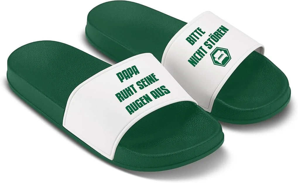 Badelatschen - Papa ruht