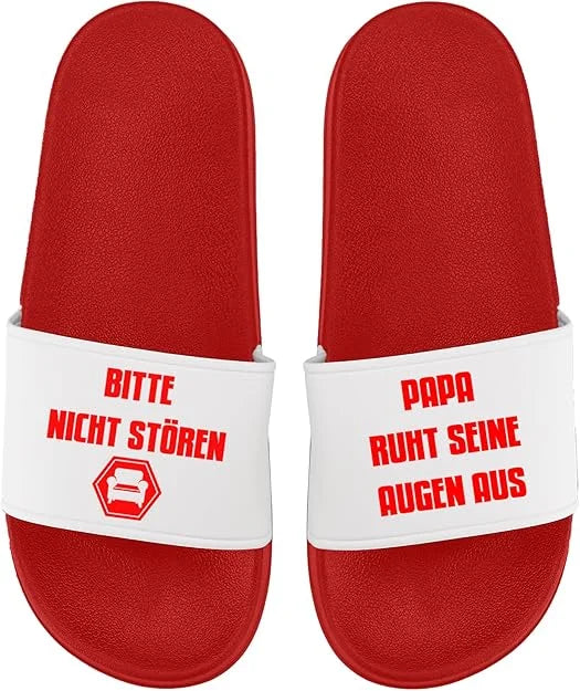 Badelatschen - Papa ruht