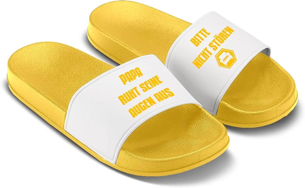 Badelatschen - Papa ruht